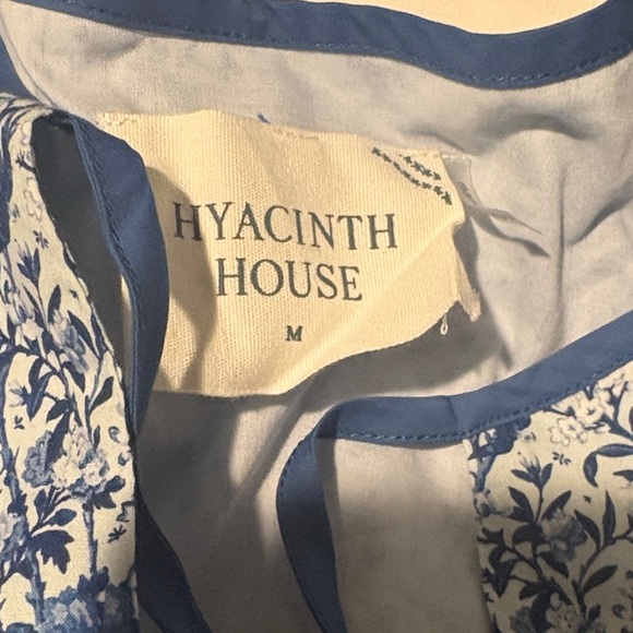 Blue Floral Mini Dress - Picture 3 of 4